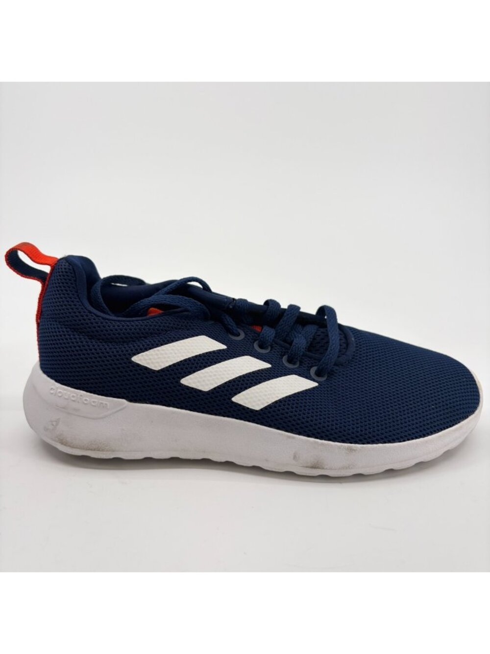 Adidas Lite Racer CLN Boys Size 1Y Blue White Athletic Running Shoes Sneakers
